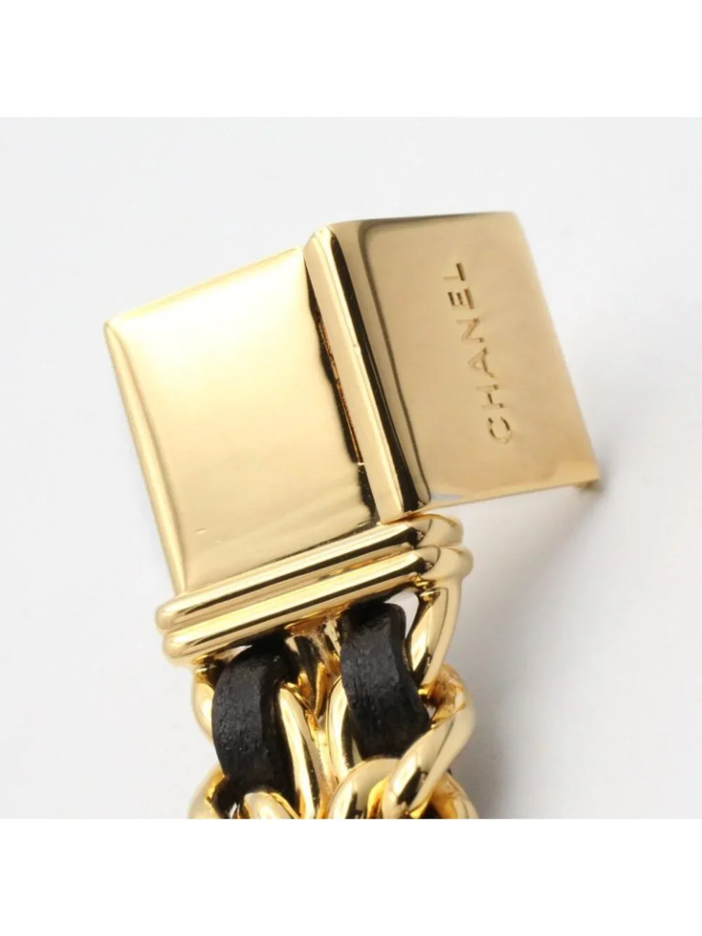 Chanel Watch Premiere S Black Leather